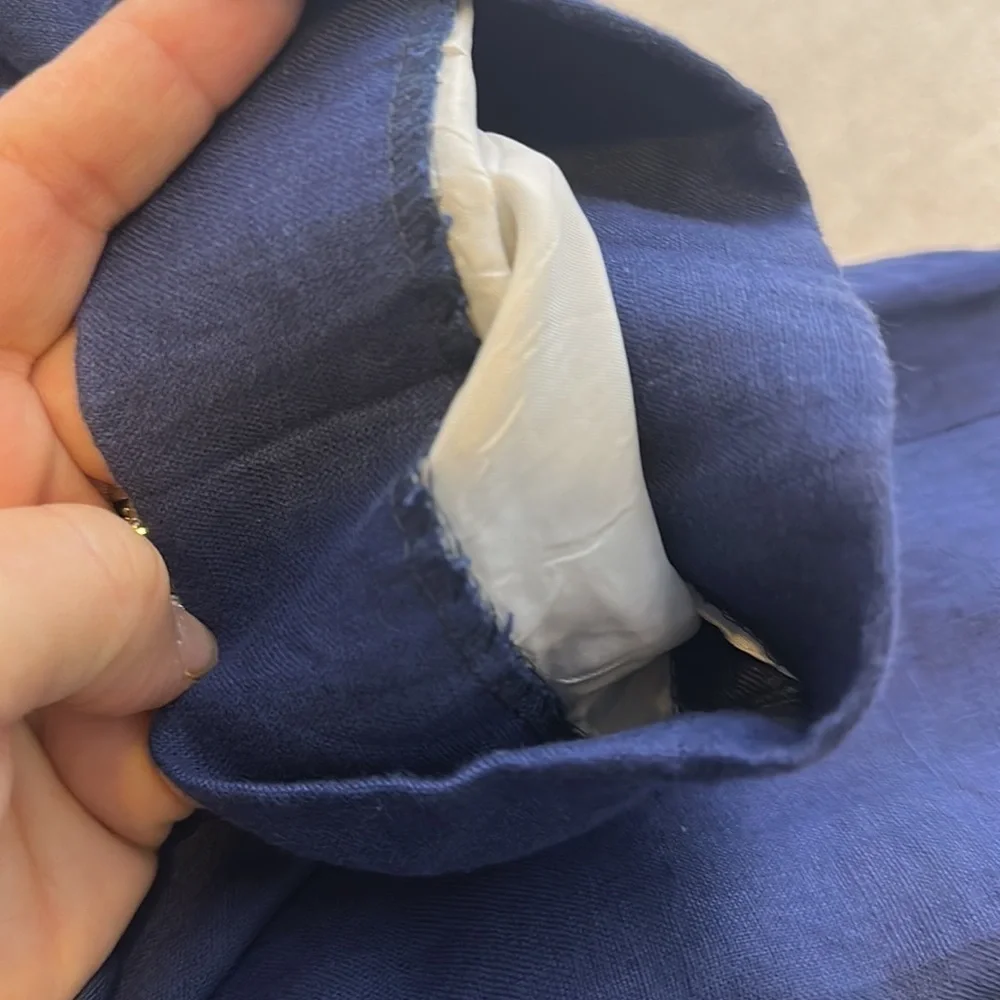 Ralph Lauren blue linen pants Sz 18R